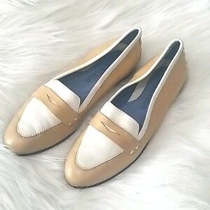 Robert Zur Supple 2 Tone Leather Penny Loafer - Sz. 6.5